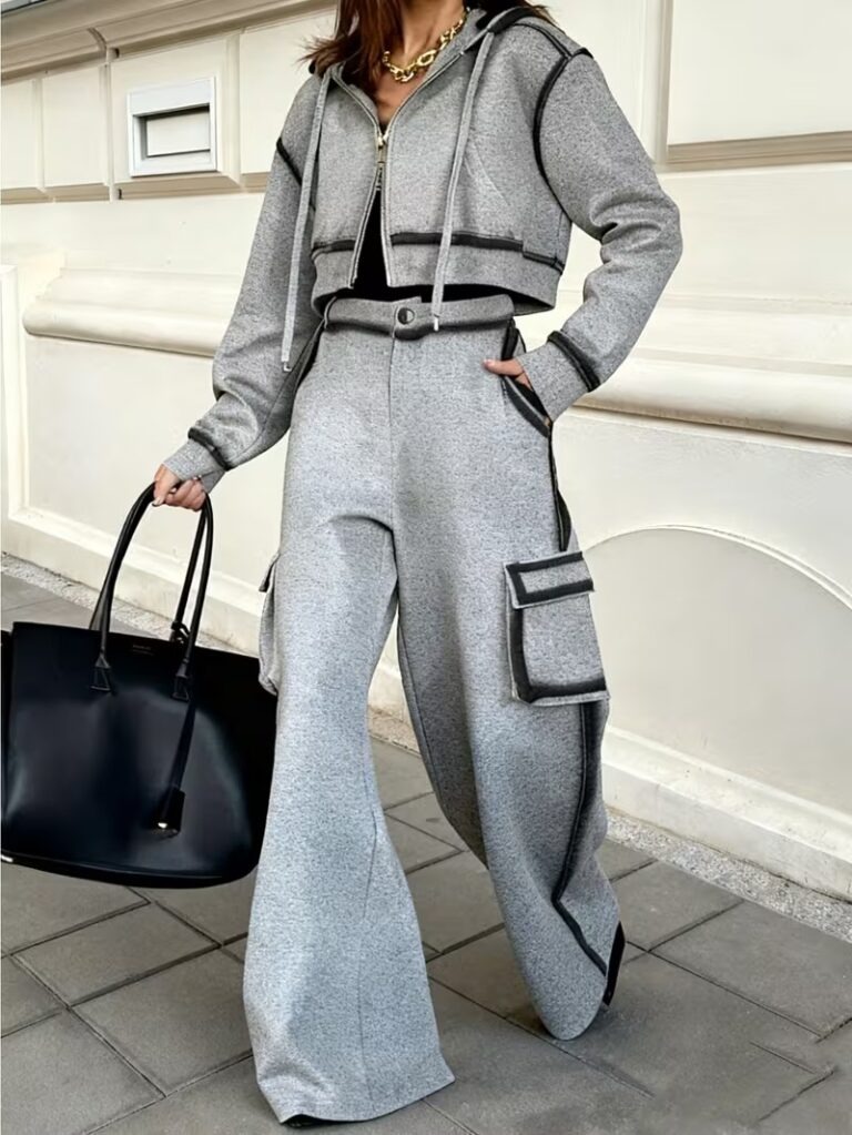 Women’s Two-Piece Edgy Streetwear Set